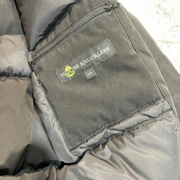 Moose Knuckles Originals Shearling Ballistic Bomber Jacket Kids - Picture 8 of 9